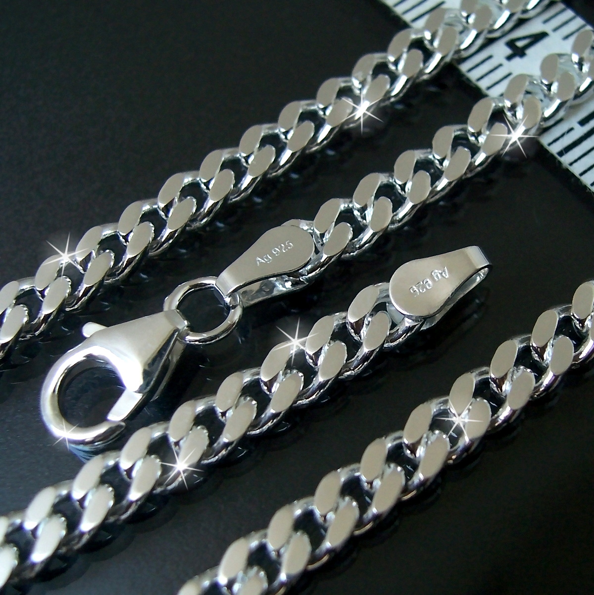 Erbskette echt 925 Silber Silberkette 1,3mm Breite Länge wählbar 38cm-100cm