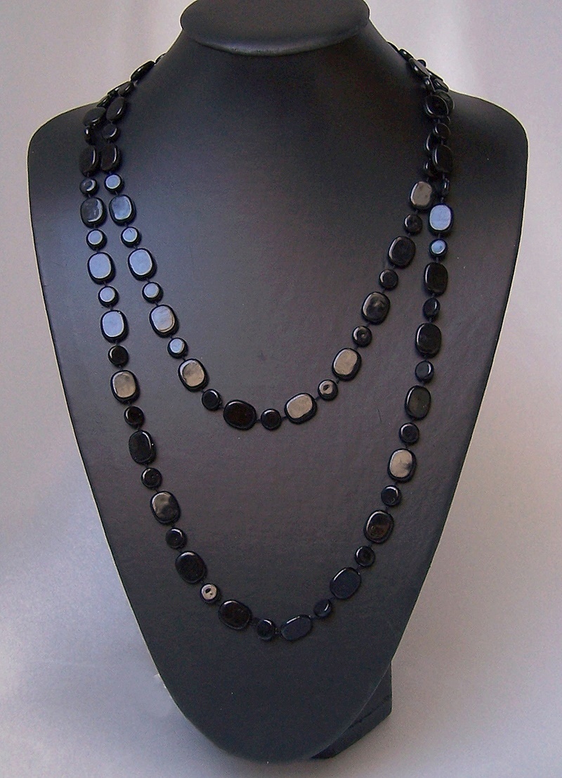 Kette Perlenkette Halskette Perlen Modeschmuck Damen Kinder Wickelkette VZ5# 